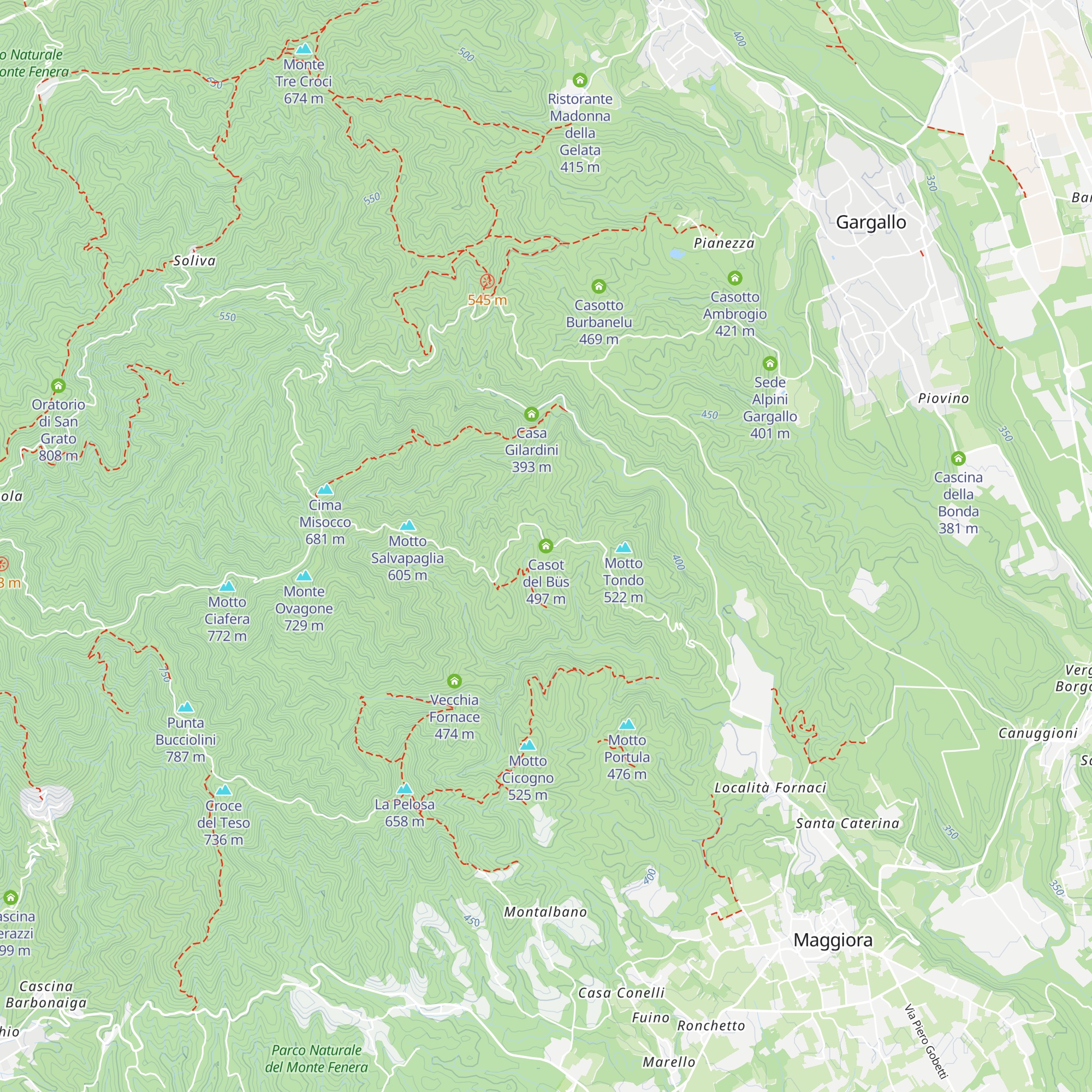 Casot del Büs map