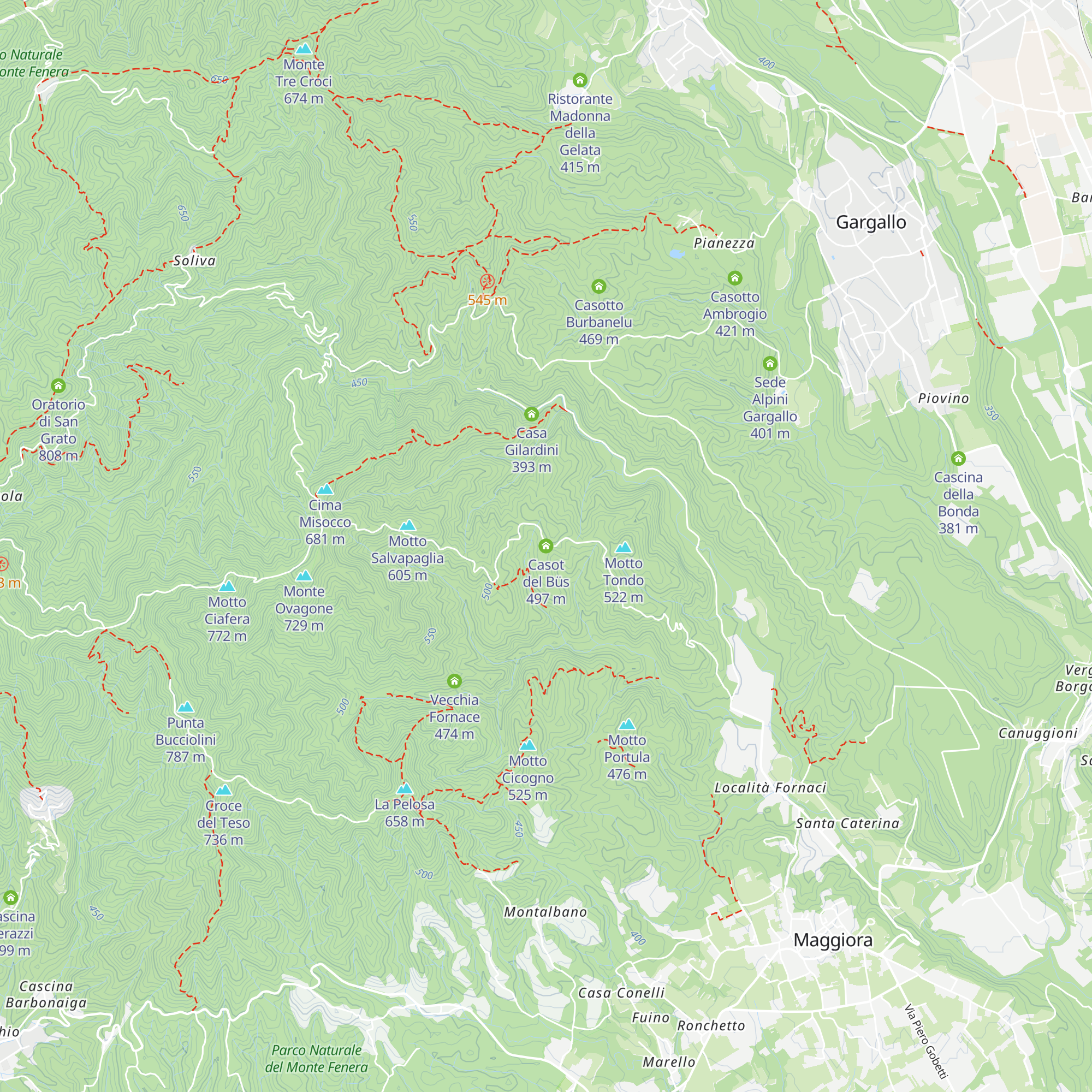 Casot del Büs map