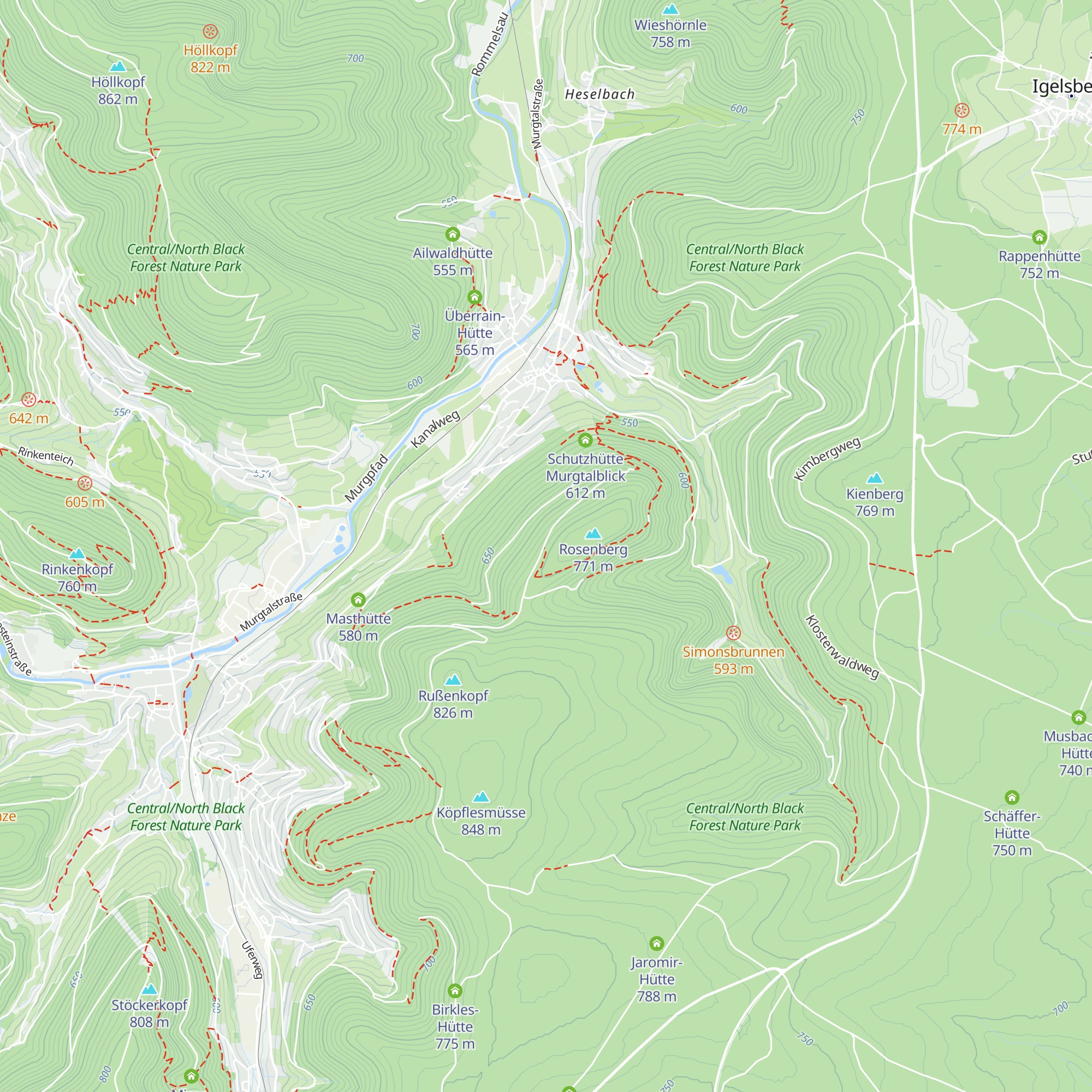 Neue Zimmerplatzhütte map
