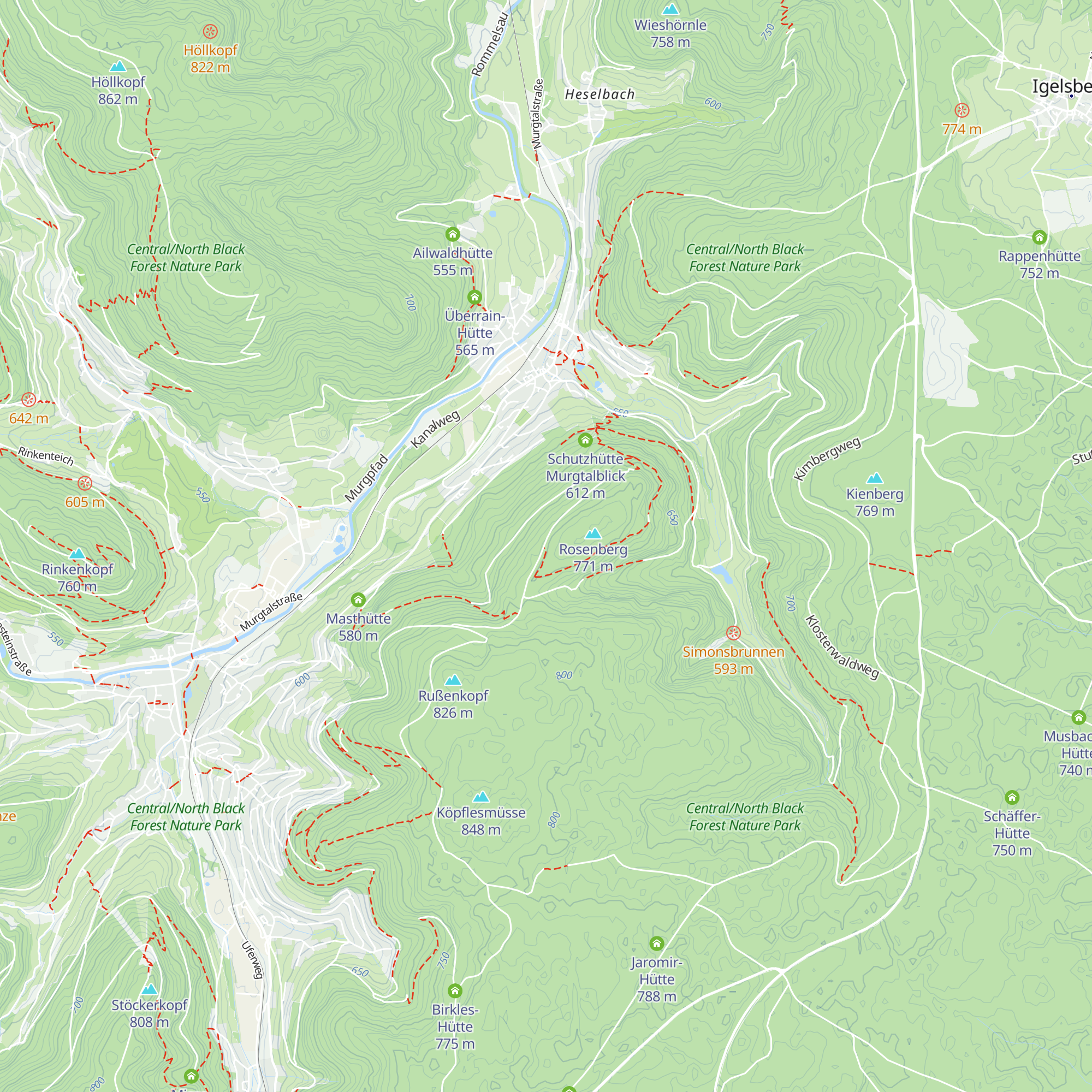 Neue Zimmerplatzhütte map
