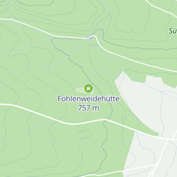 Map of Fohlenweidehütte