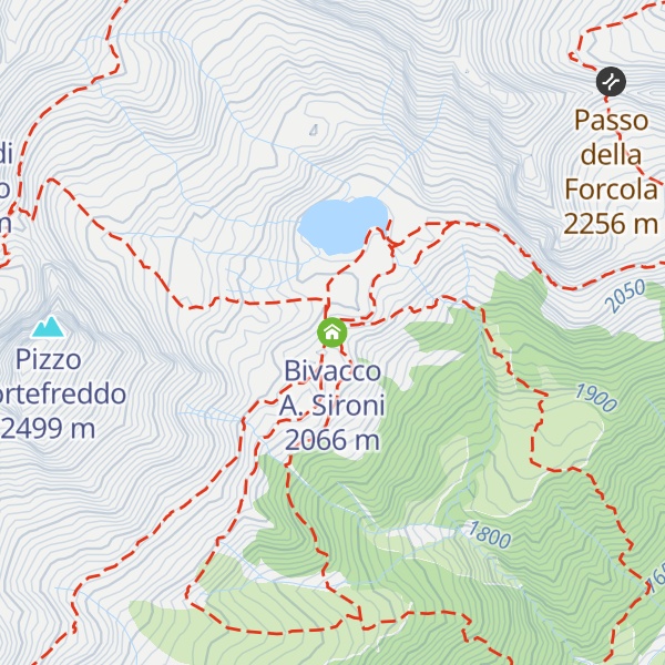 Map of Bivacco A. Sironi