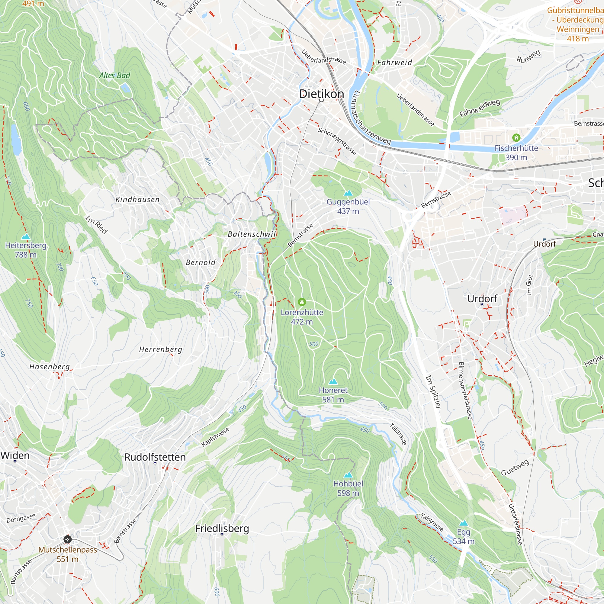 Lorenzhütte map