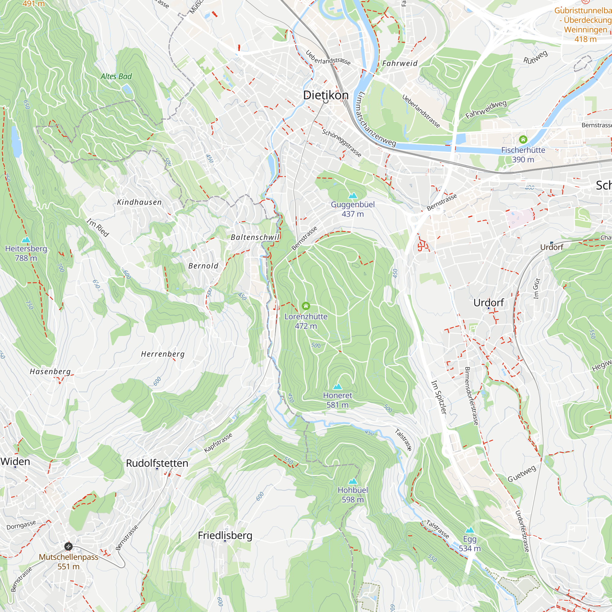 Lorenzhütte map