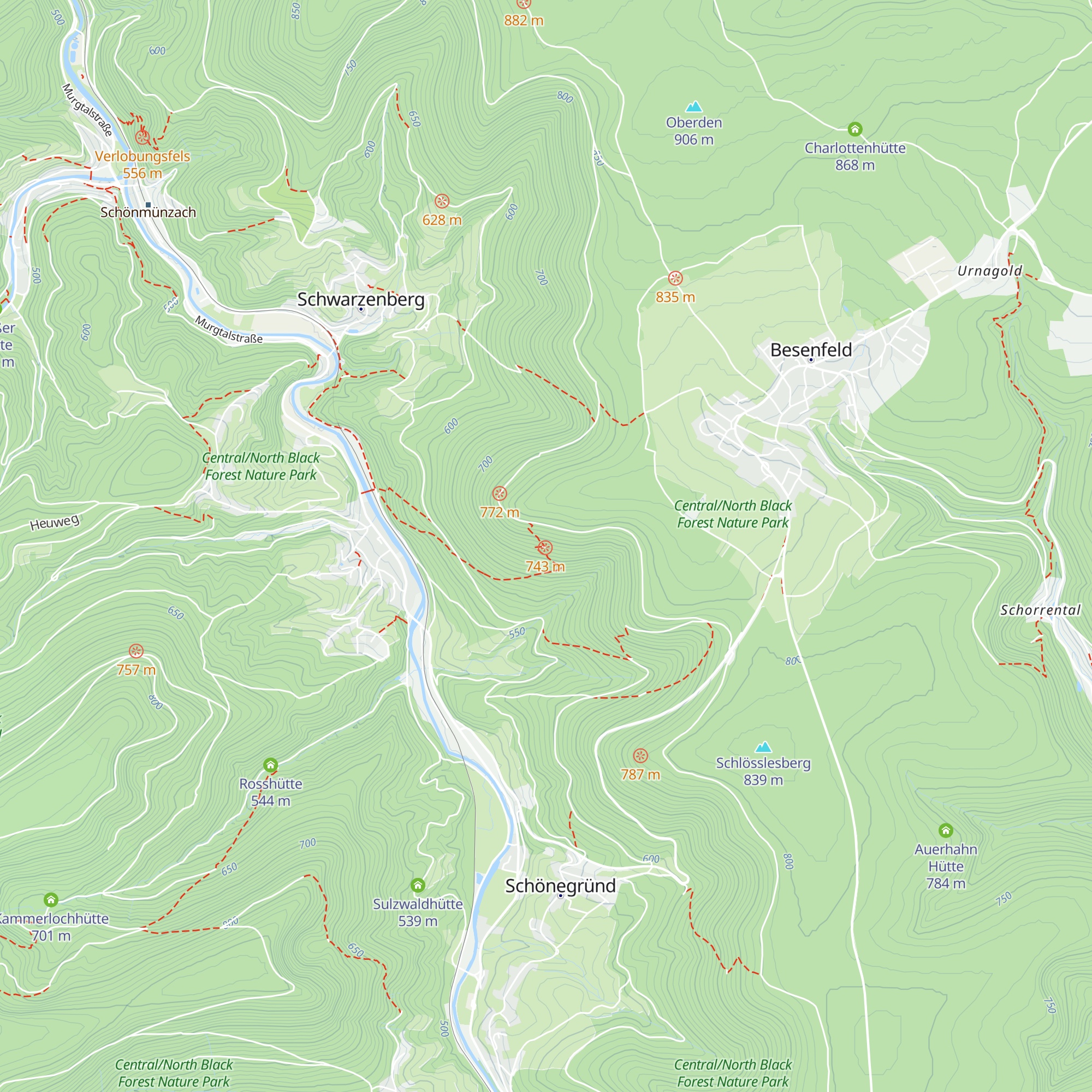 Blockhütte Sonne map