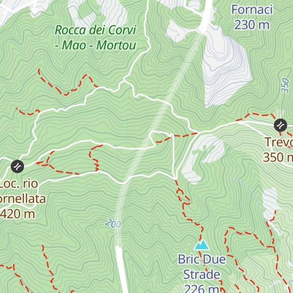 Map of Bric Colombino