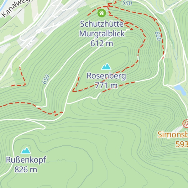Map of Scheidgrundhütte