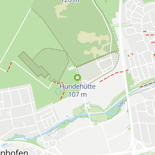 Map of Hundehütte