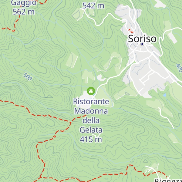 Map of Ristorante Madonna della Gelata