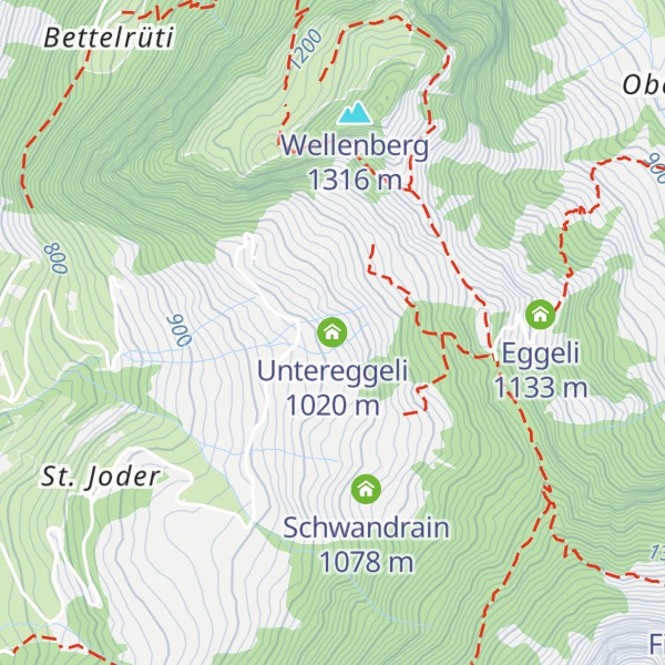 Map of Untereggeli