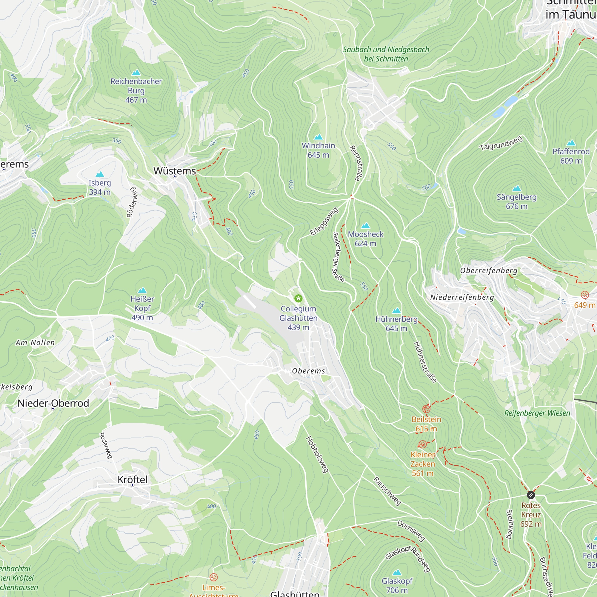 Collegium Glashütten map