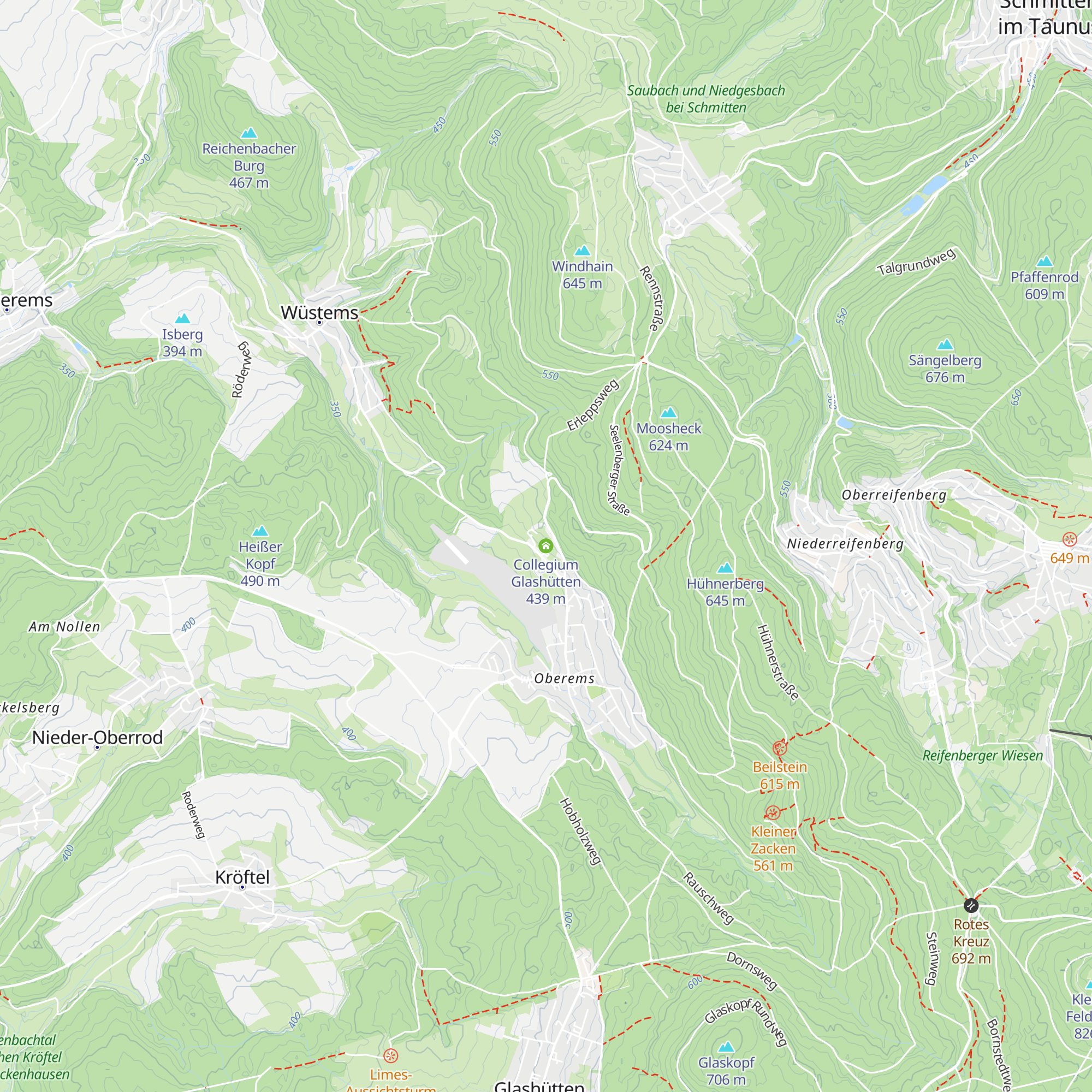 Collegium Glashütten map