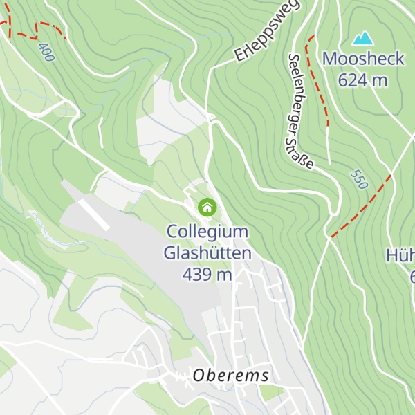 Map of Collegium Glashütten