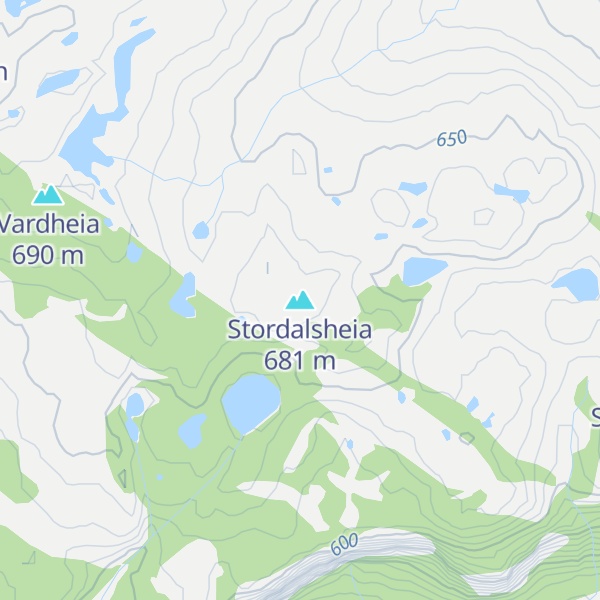 Map of Stordalsheia