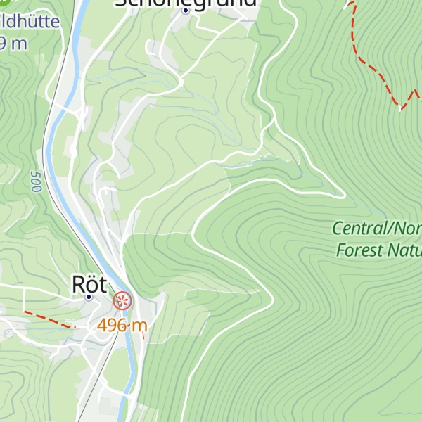 Map of Bäumlesacker  Hütte
