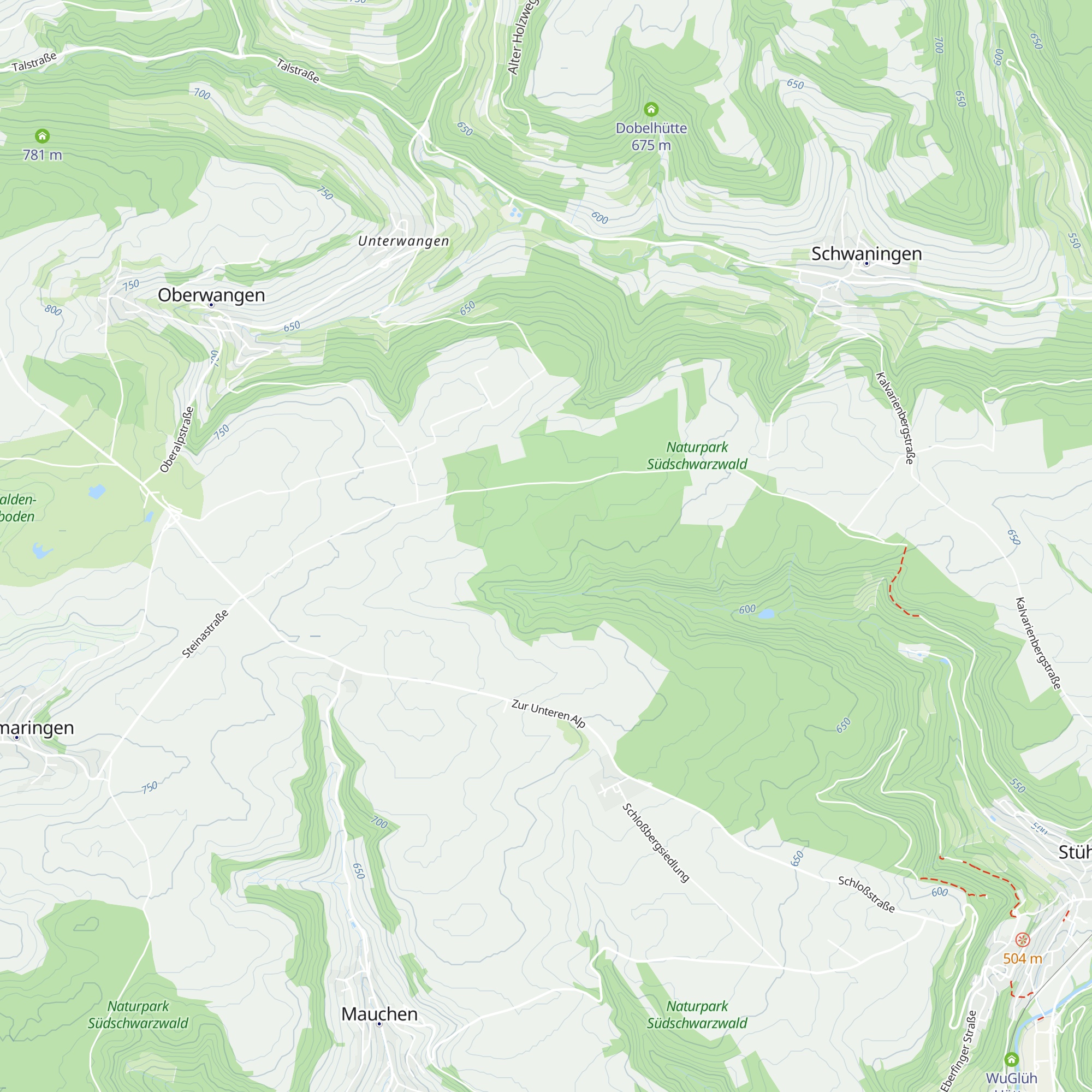 Dornhauhütte map