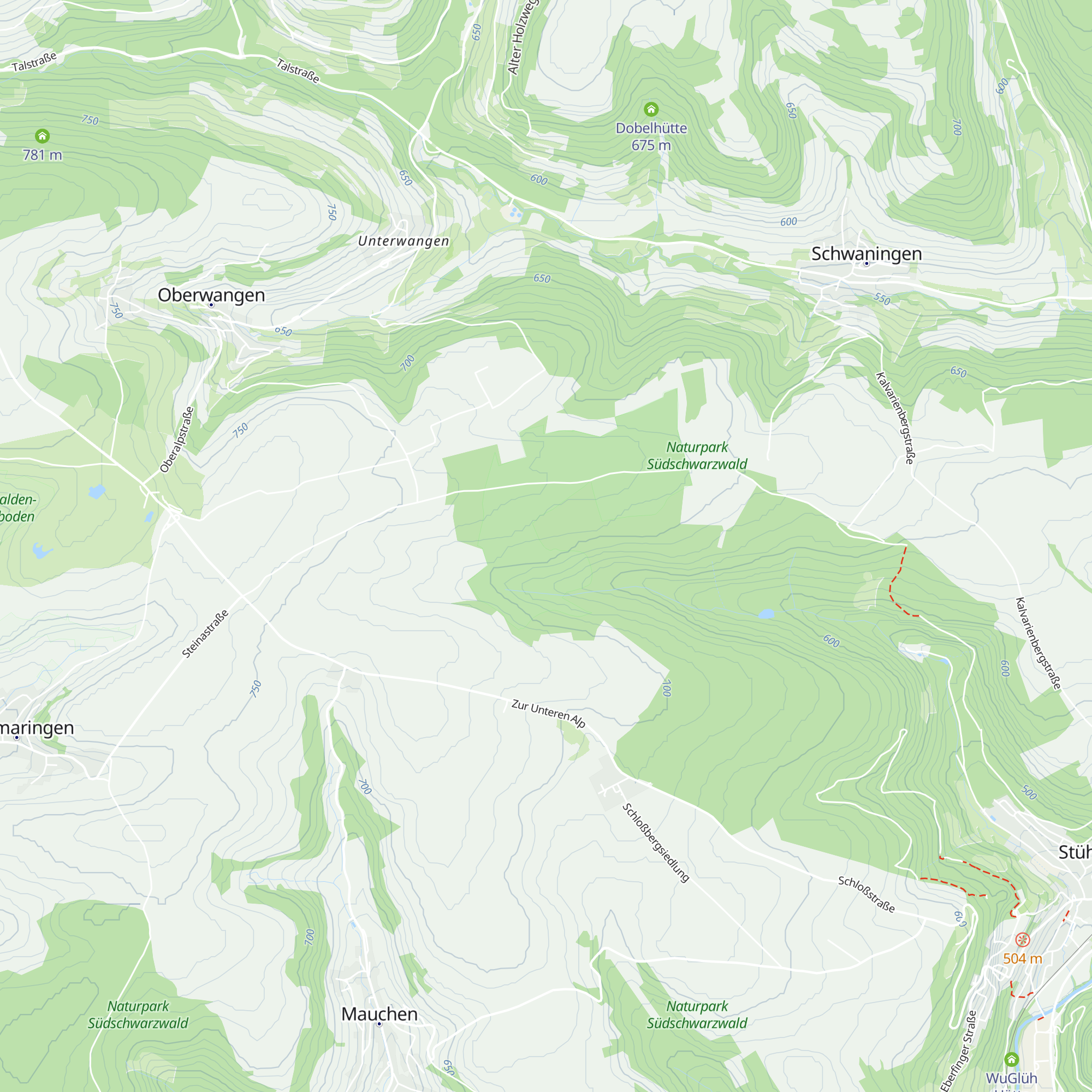 Dornhauhütte map