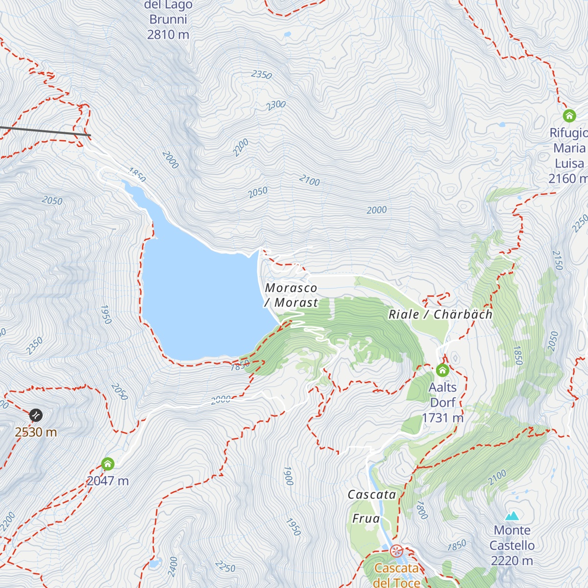 Rifugio Bim Se al Lago map