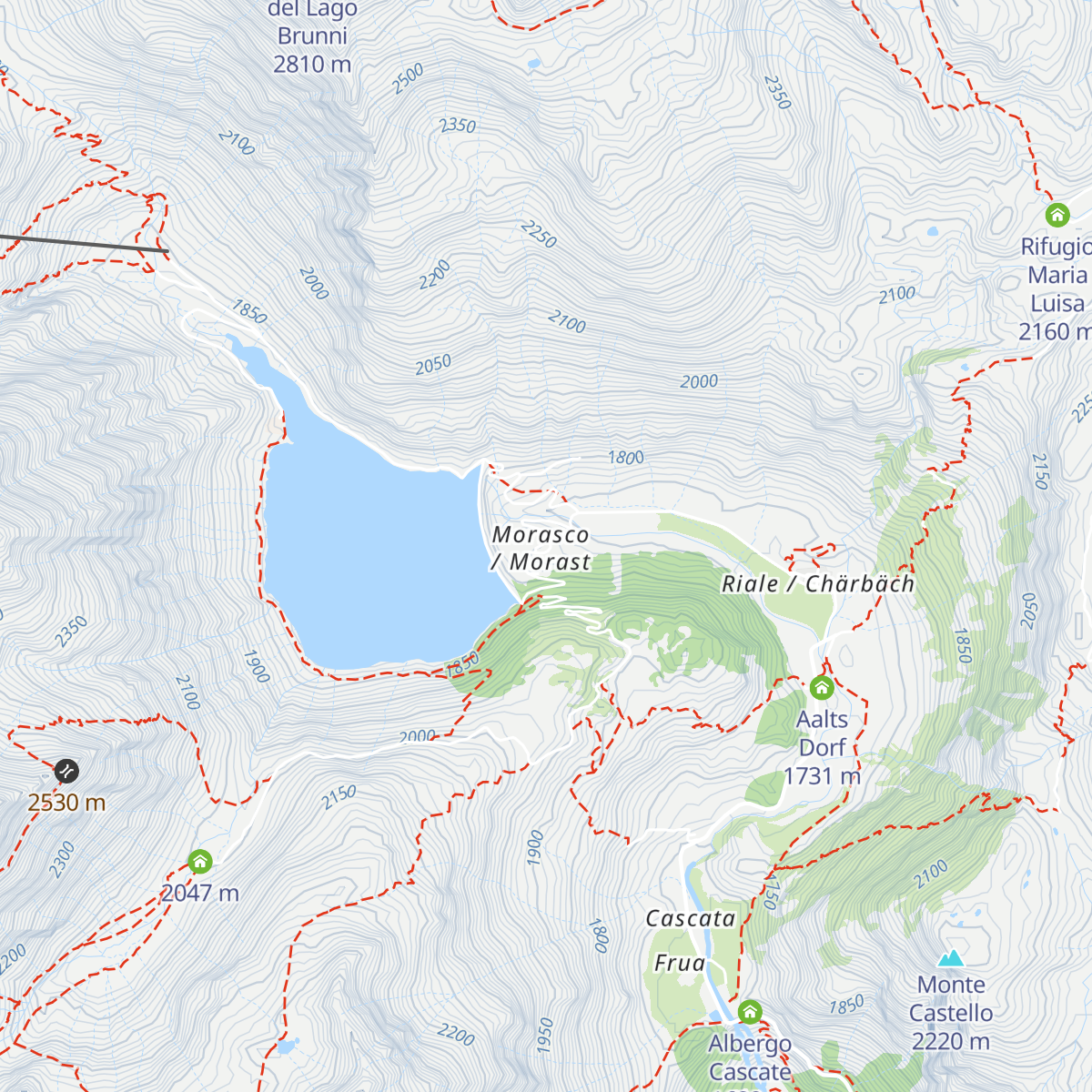 Rifugio Bim Se al Lago map