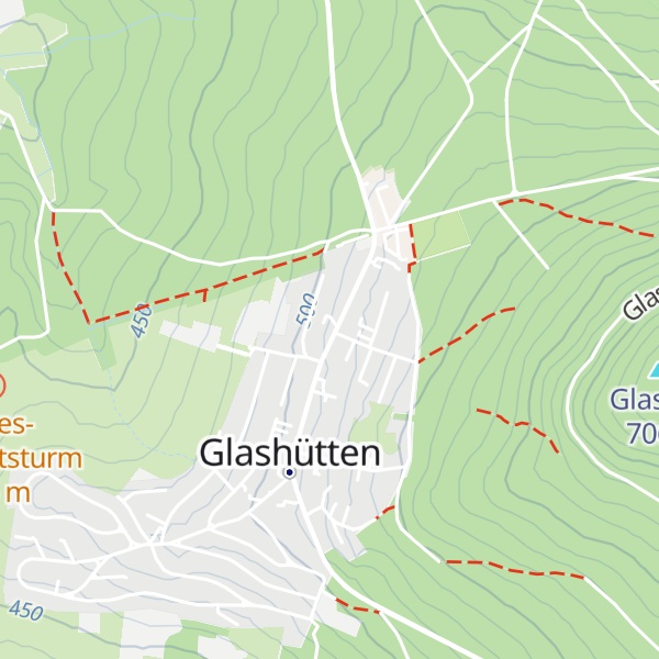 Map of Hotel-Restaurant Glashütten