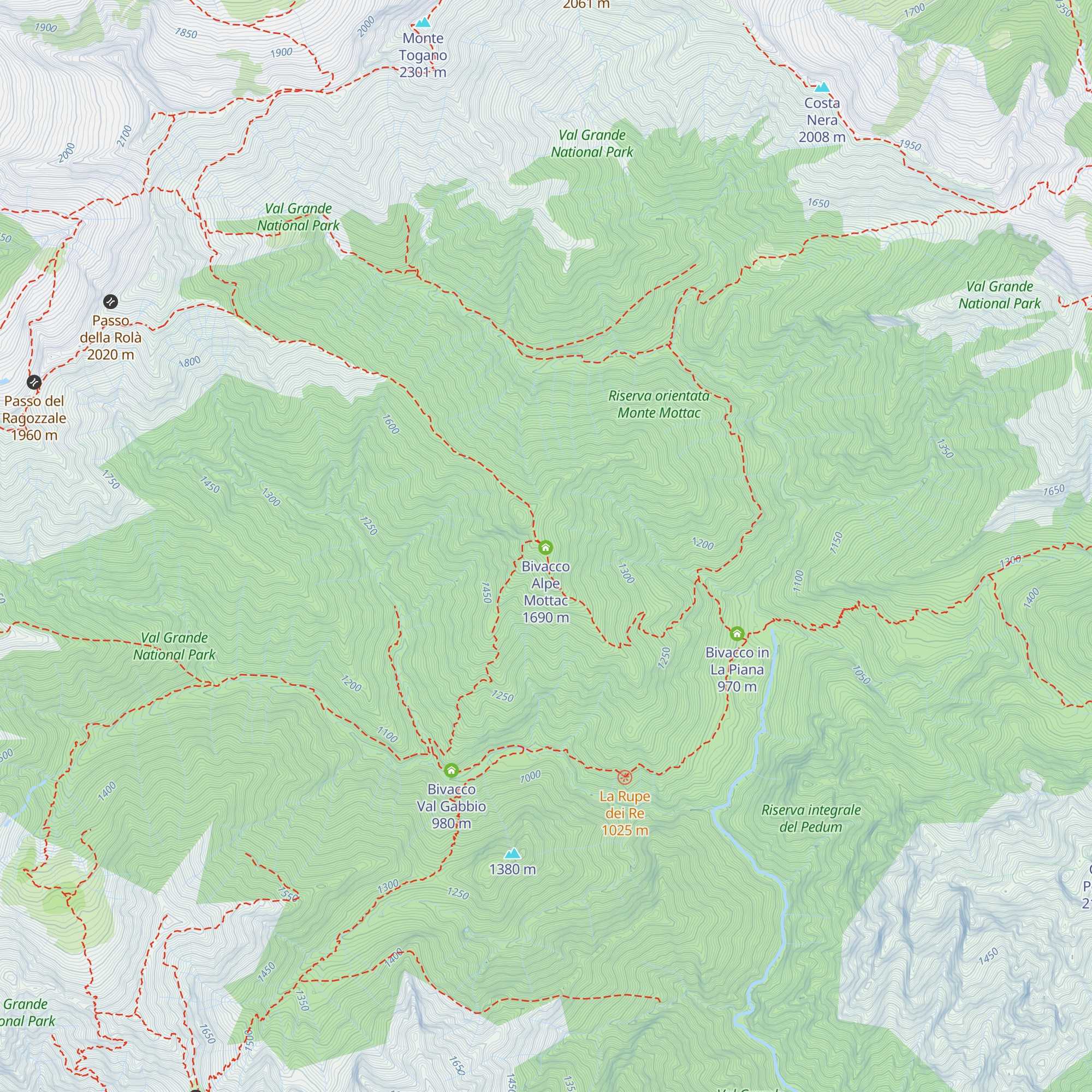 Rifugio del Corpo Forestale map