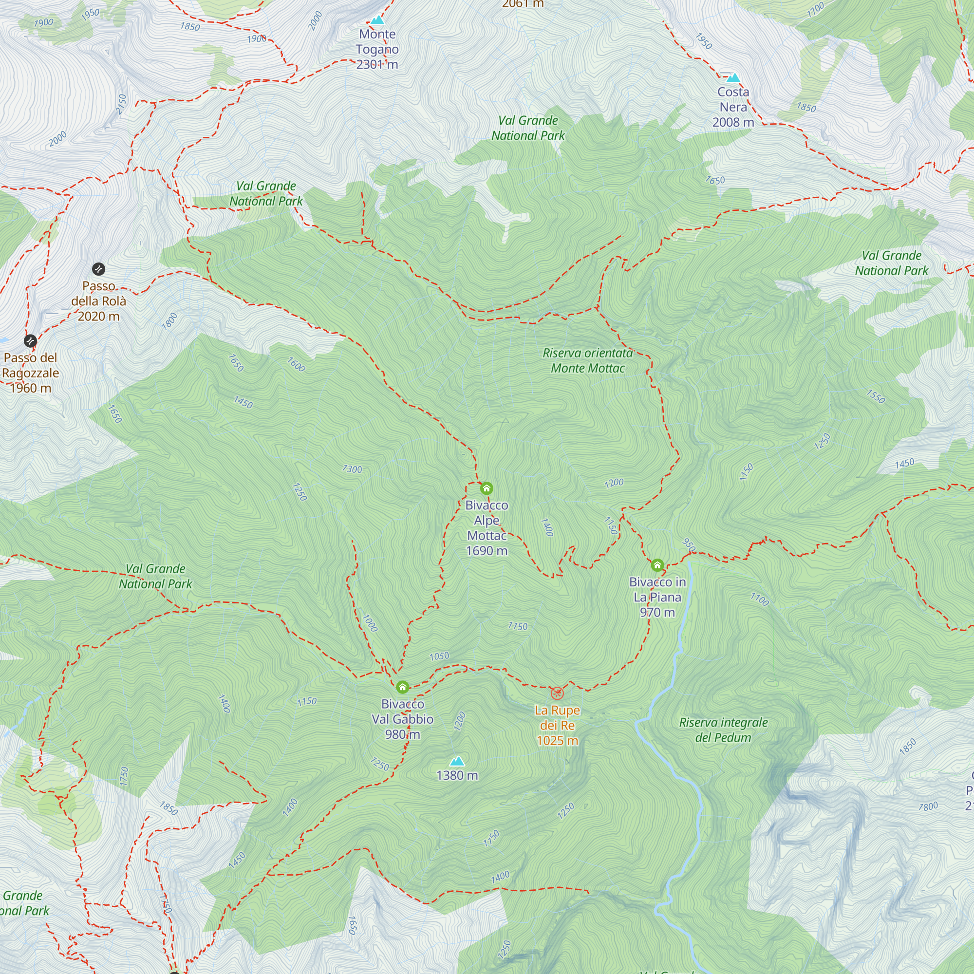 Rifugio del Corpo Forestale map