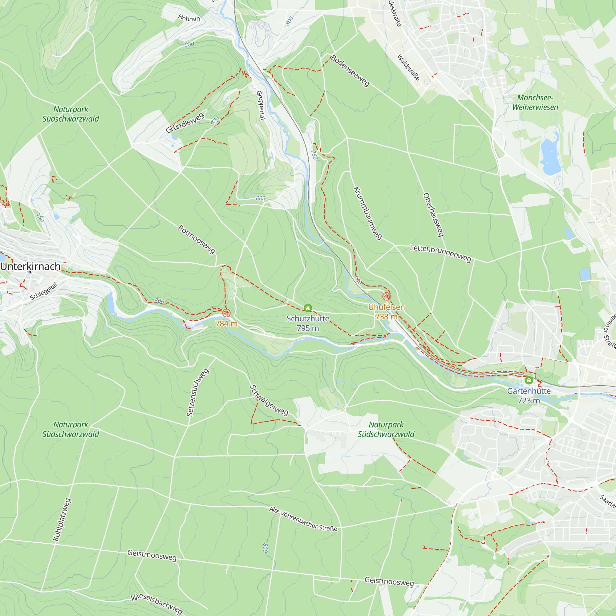 Schutzhütte map