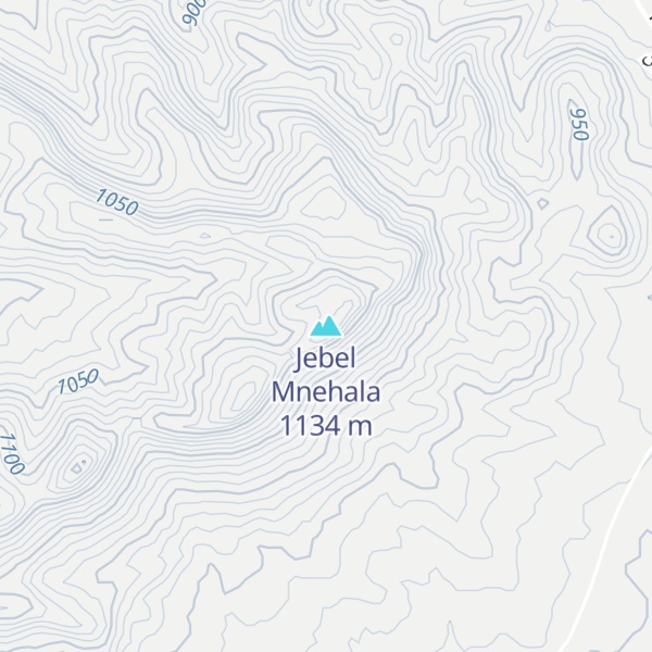 Map of Jebel Mnehala