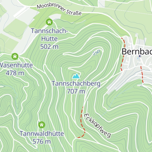 Map of Tannschachberg