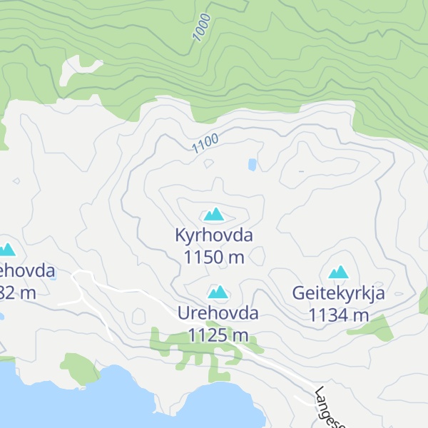 Map of Kyrhovda