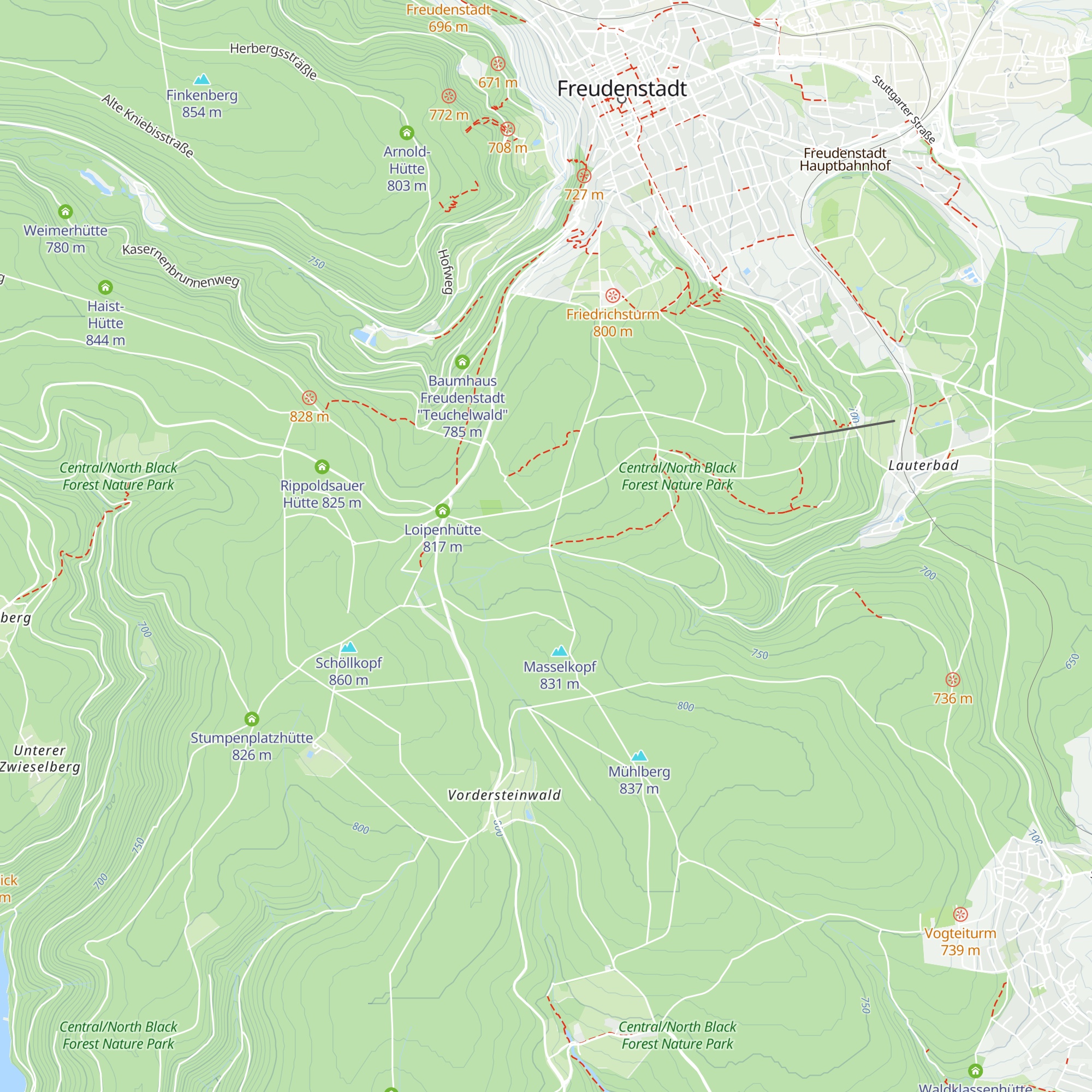 Sauteichhütte map