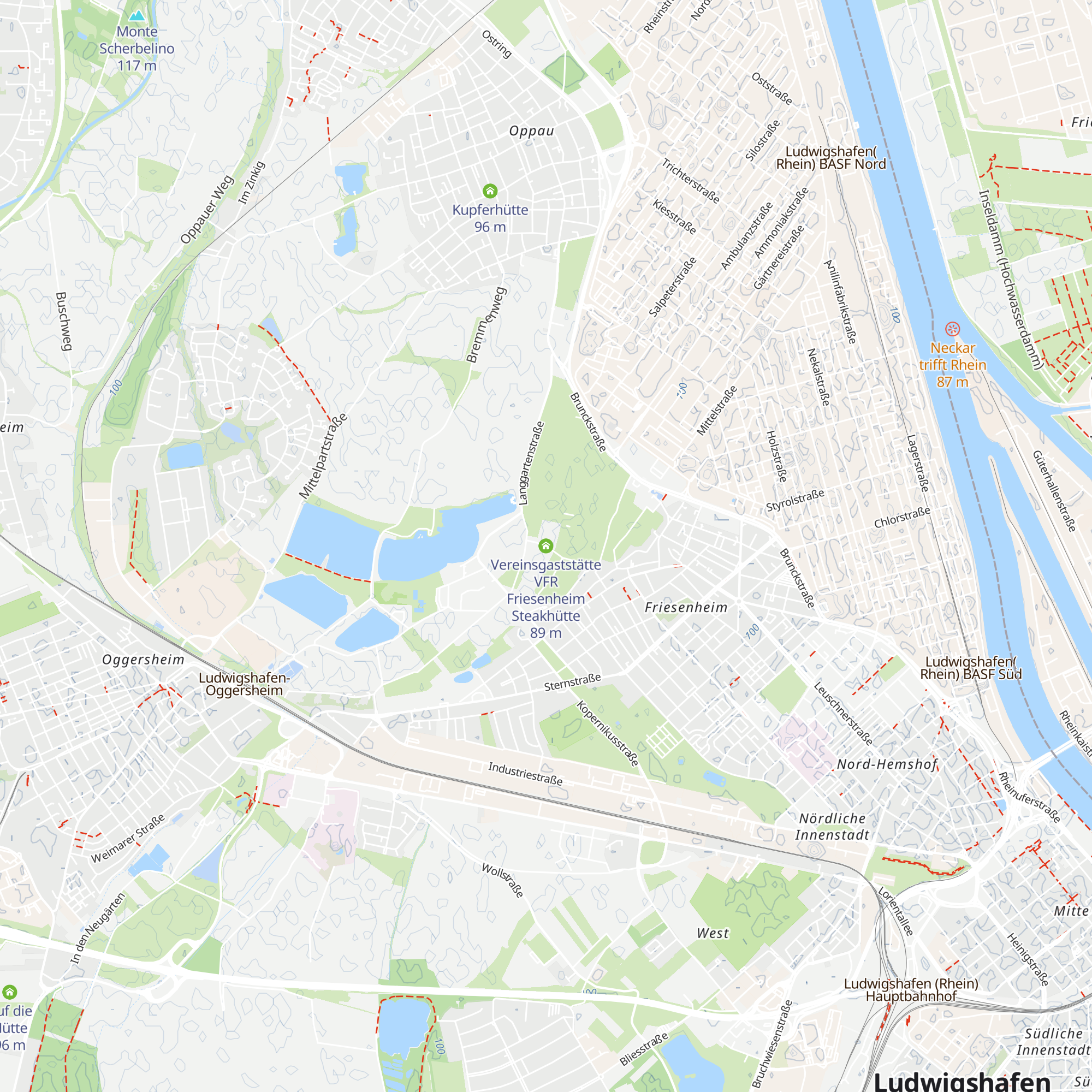 Vereinsgaststätte VFR Friesenheim Steakhütte map