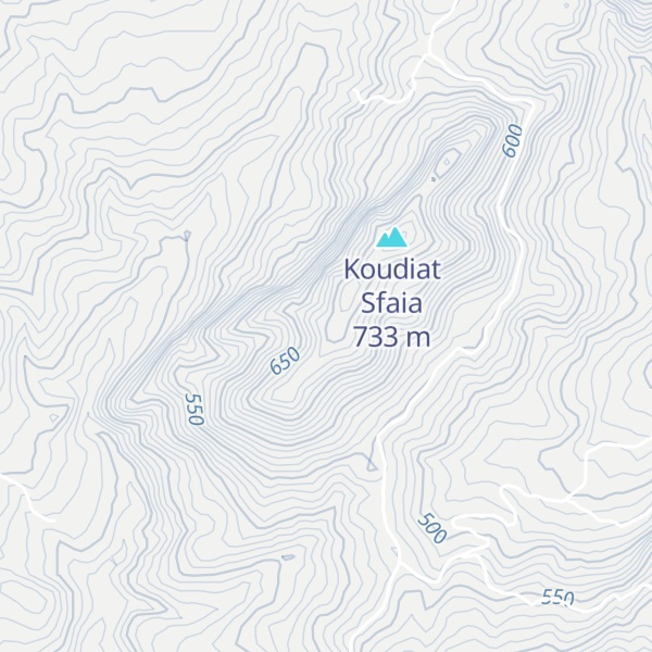 Map of Kef en Nemra