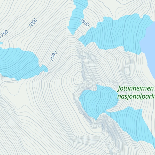 Map of Semeltinden