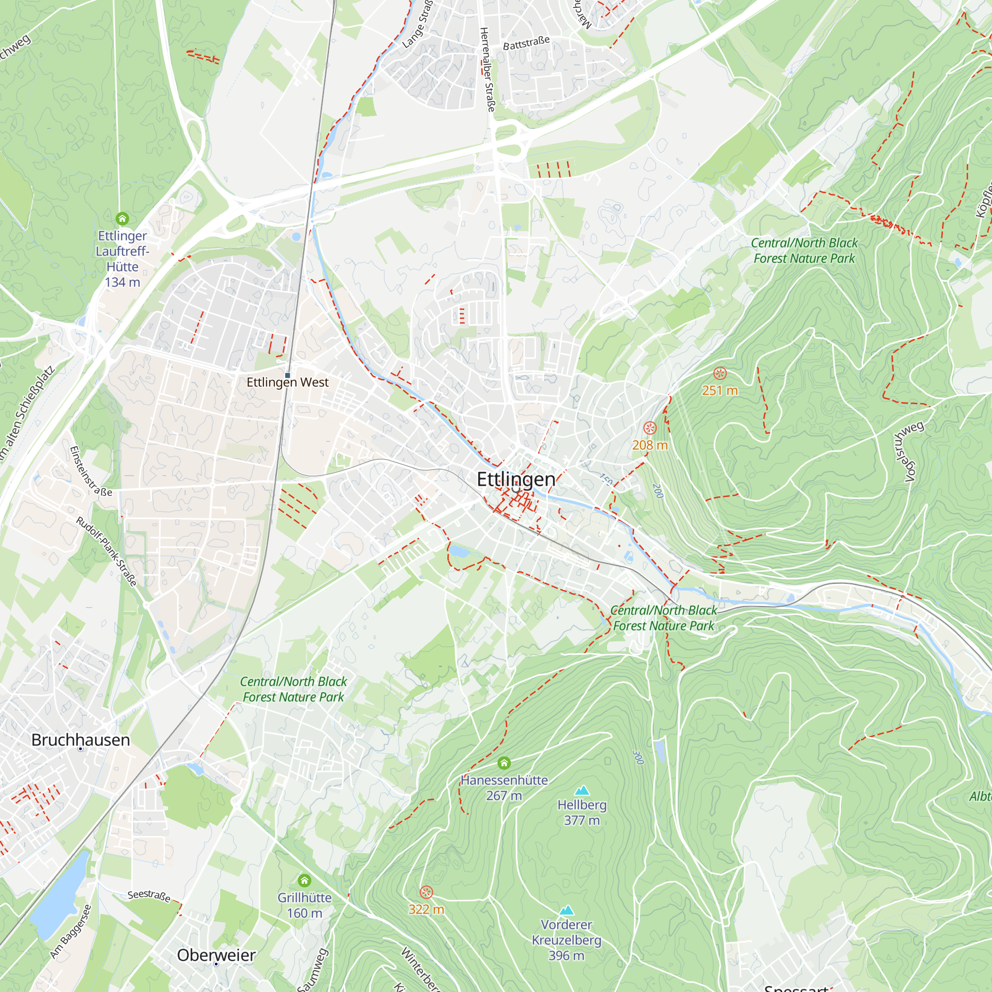Stadtinformation map
