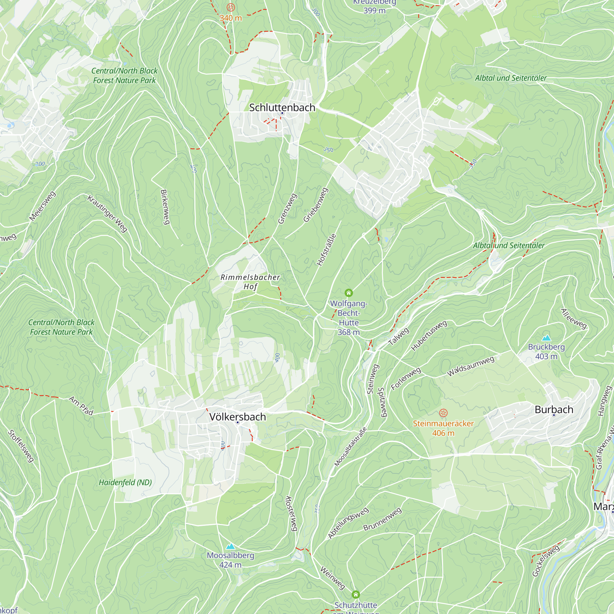 Tannbrunnenhütte map