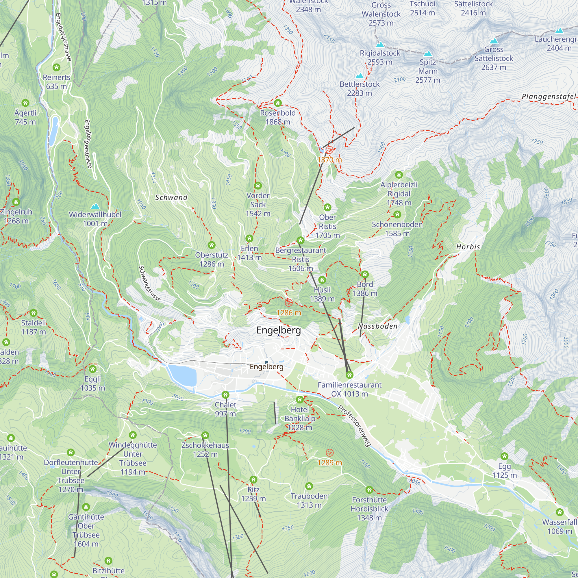 Unterflühmatt map