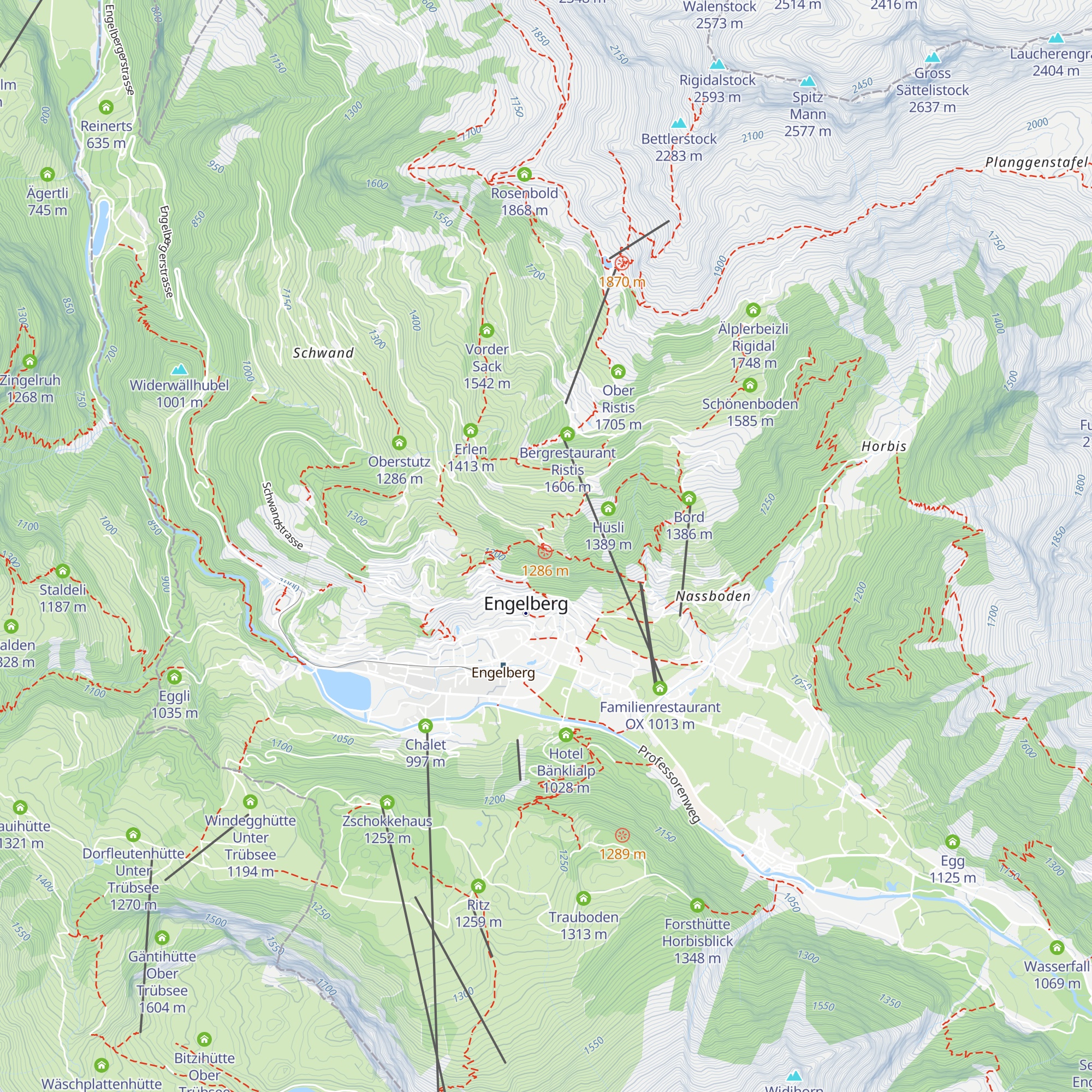 Flühmatt map