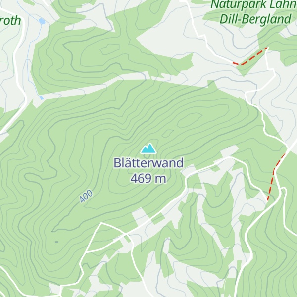 Map of Blätterwand