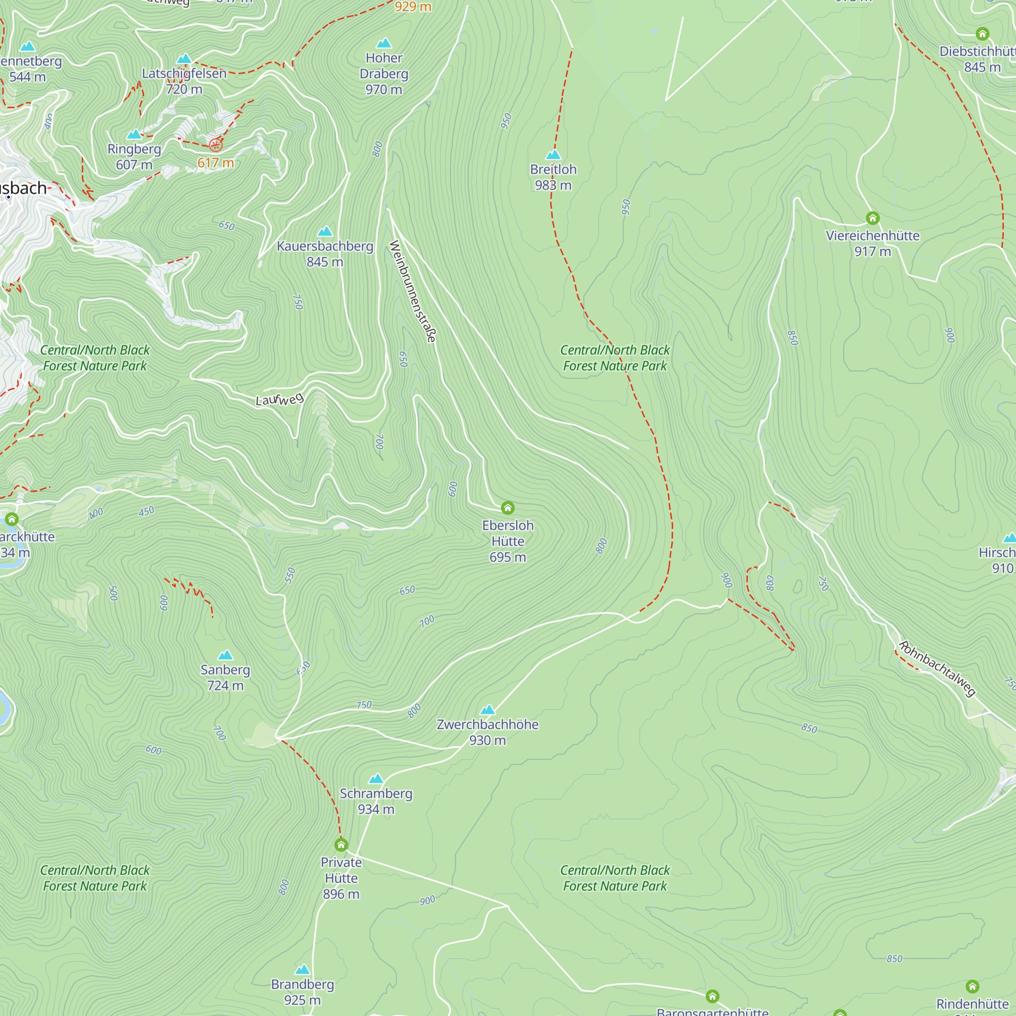 Ebersloh Hütte map