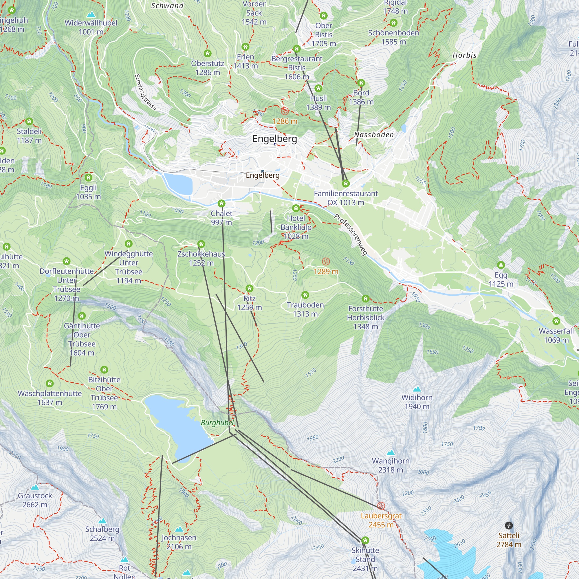Herdhütte map