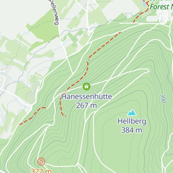 Map of Hanessenhütte