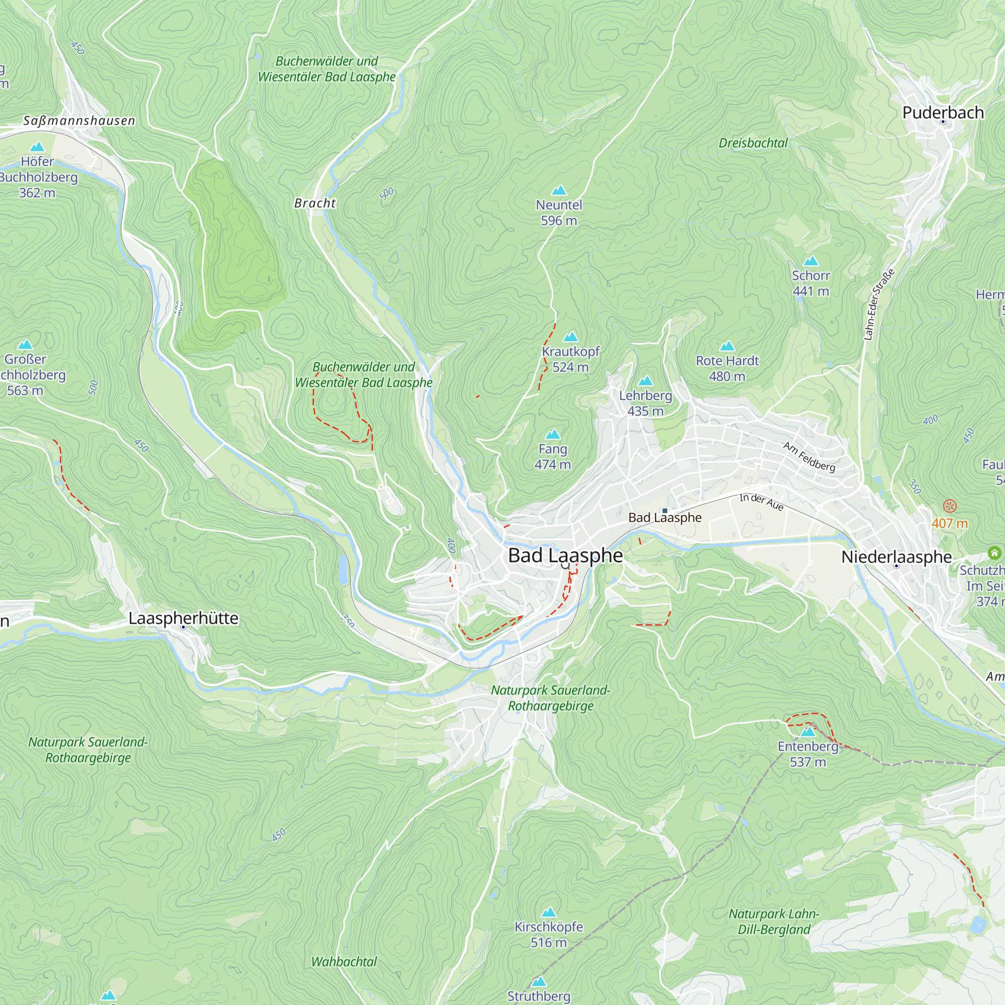 Berghütte zur Teufelskanzel map