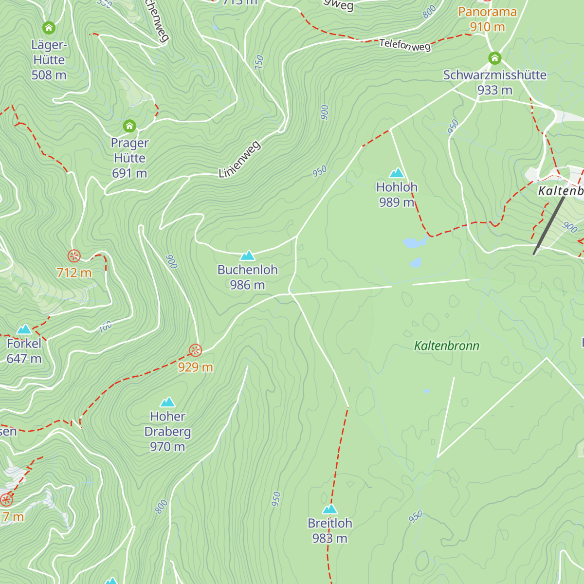 Prinzenhütte map