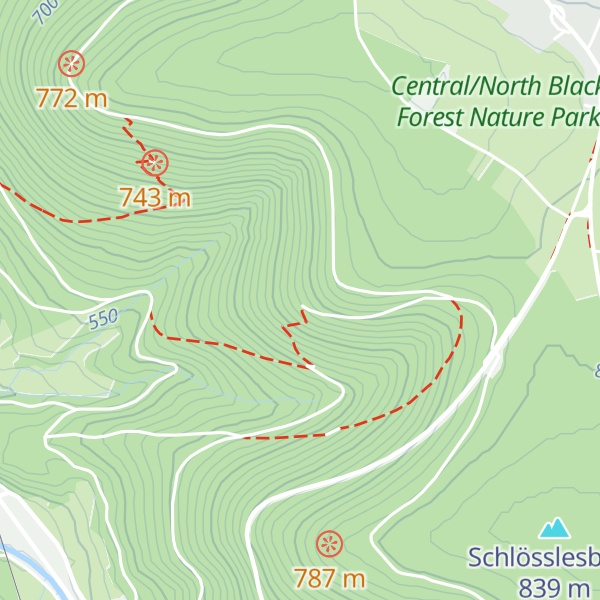 Map of Eichboschhütte