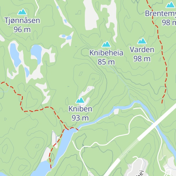 Map of Kaldvellkniben