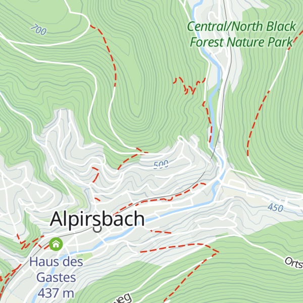Map of Vordere Kapfhütte