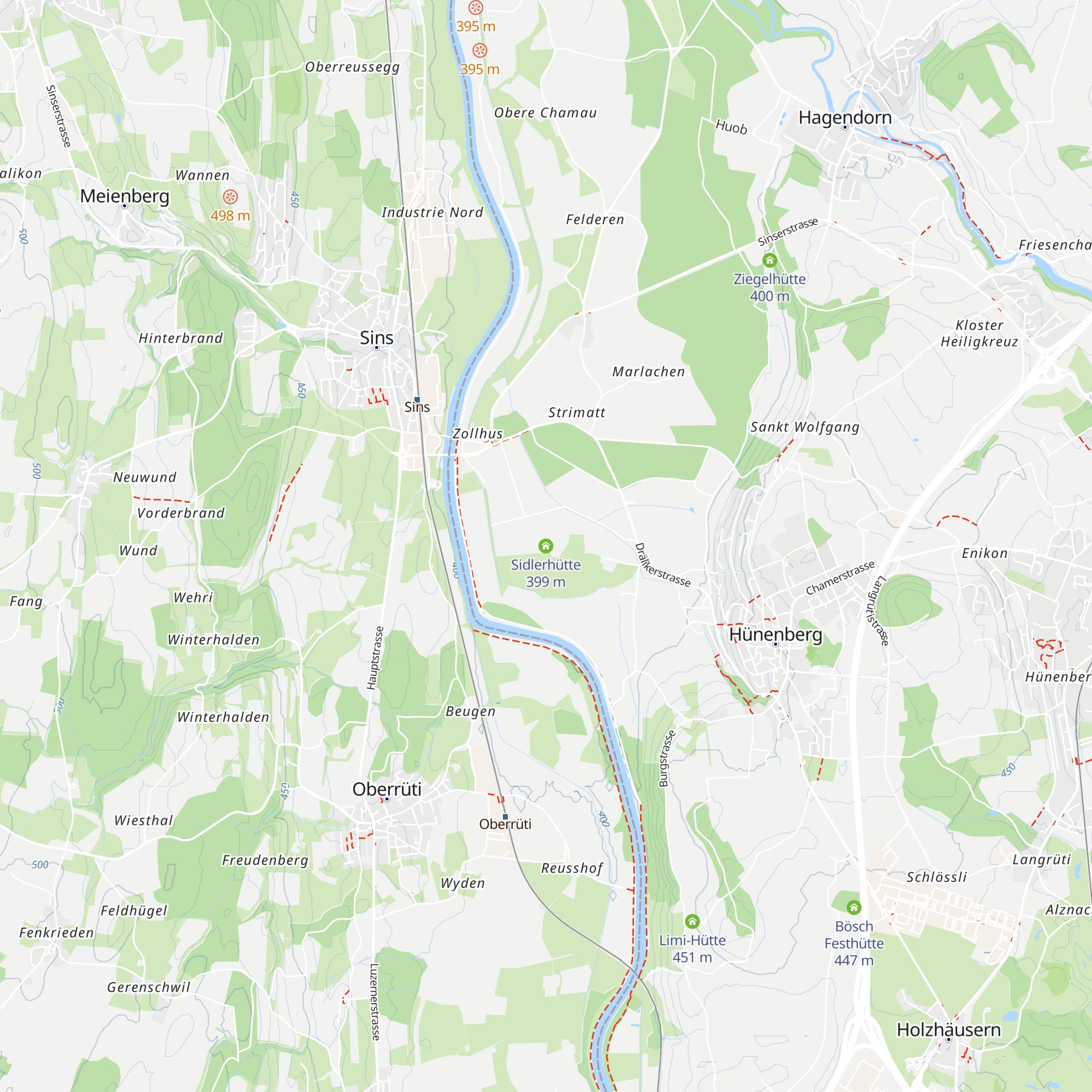 Sidlerhütte map