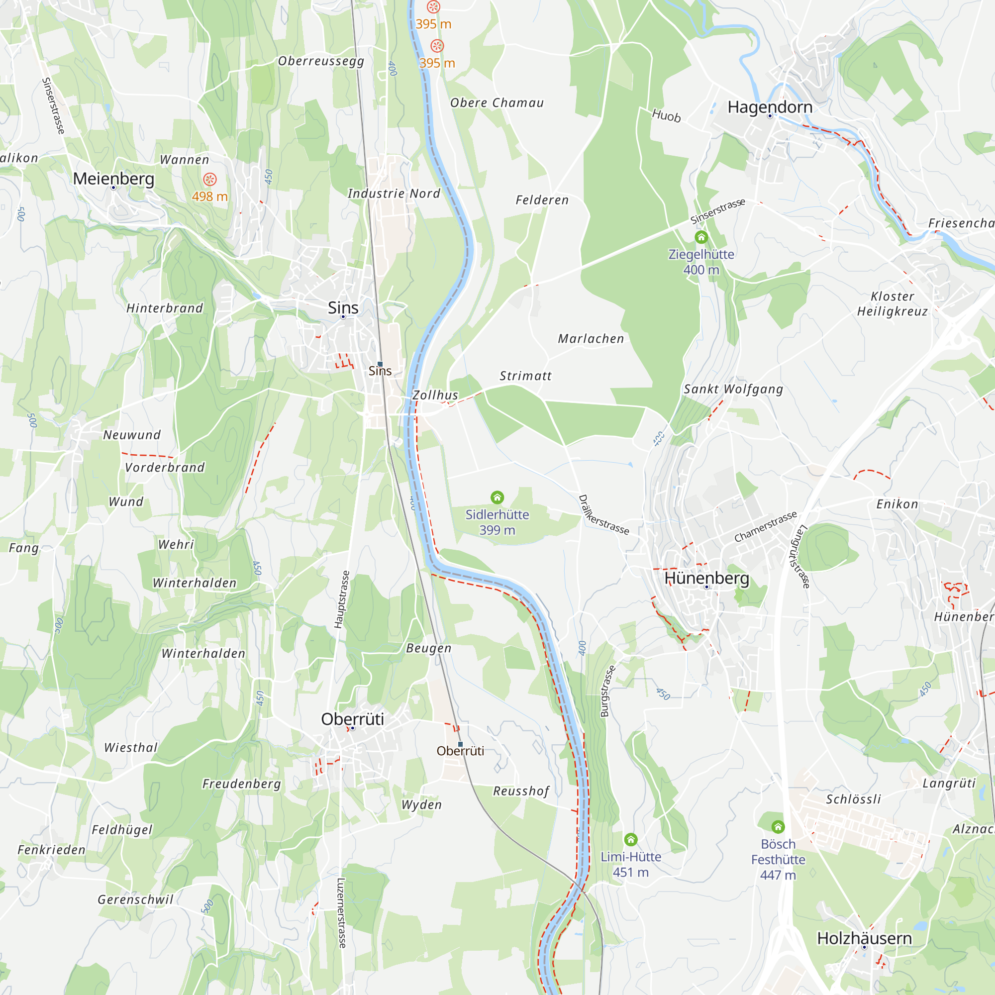 Sidlerhütte map