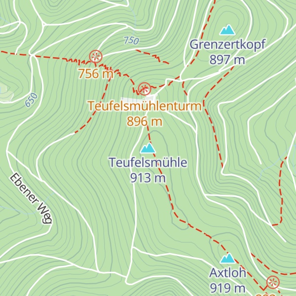 Map of Teufelsmühle